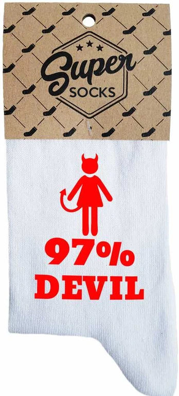Moteriškos kojinės "Devil"