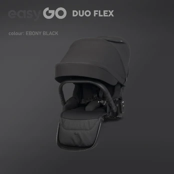 Vežimėlio sėdynė EasyGo Duoflex Ebony Black