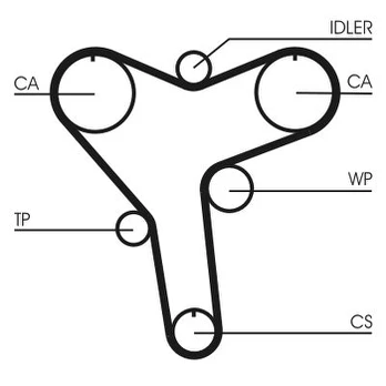CONTI CT 1029 Timing belt