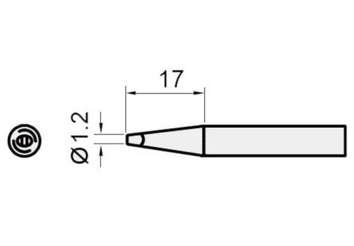 Antgalis Ø1.2mm D tipo, Pro'sKit