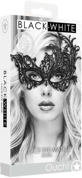 Ouch! Lace Eye-Mask - Royal