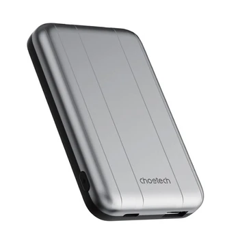Nešiojamas įkroviklis (Power bank) Choetech B655 B655, 5000 mAh, 18.5 W, sidabro