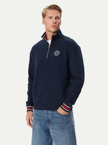 Tommy Jeans Džemperis DM0DM23585 Tamsiai mėlyna Oversize