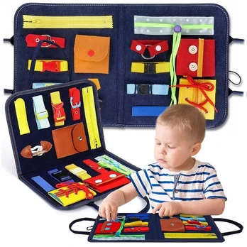 Sensorinė užimtumo knyga Montessori