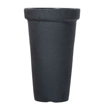 Plastikinis vazonas CLASSIC TOWER, antracito sp., 30 x 50 cm