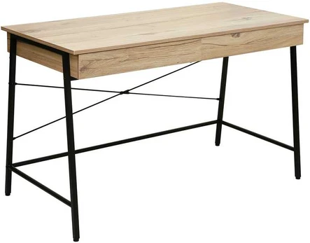 Rašomasis stalas HANNES 120x60xH76cm, kaimiškas melaminas