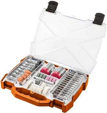 Neo Tools Priedai mini malūnėliui, rinkinyje 99 vnt.