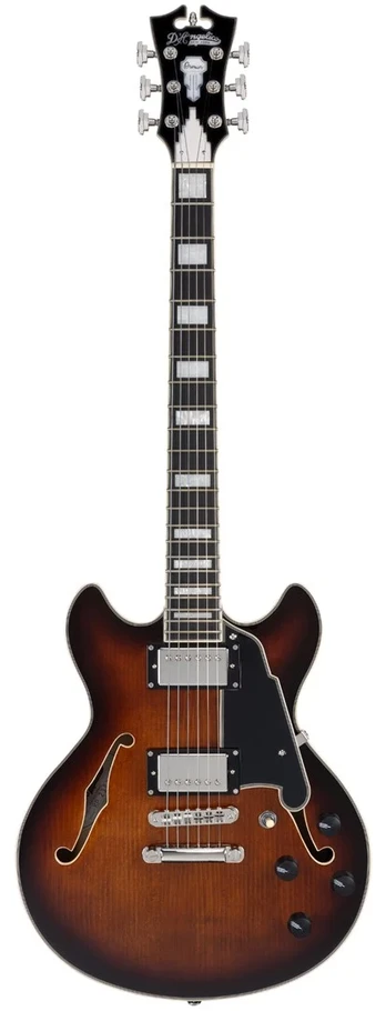 No Name D'Angelico Premier Mini DC Brown Burst gitara elektryczna
