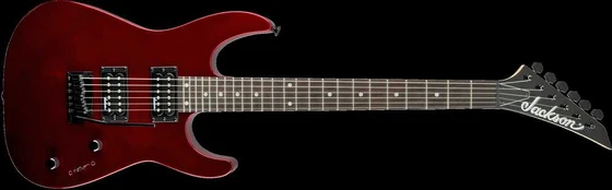 Elektrinė gitara Jackson Dinky JS12 AH FB, metallic raudona