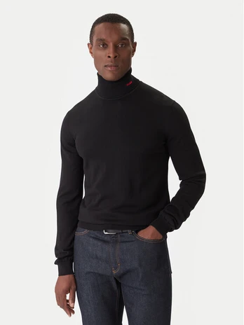 Hugo Golfas San Thomas-M 50474174 Juoda Slim Fit