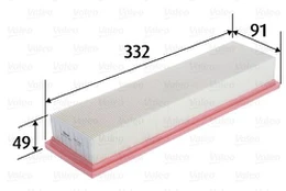 Oro filtras VALEO 585424 kaina