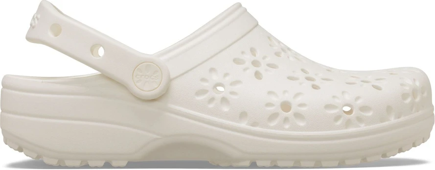 Crocs™ CLASSIC FLORAL CUT OUT CLOG Chalk - 39,5