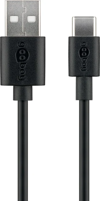 Kabelis Goobay USB-C charging and sync cable (USB-A > USB-C) 59124 3 m