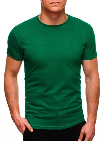 men's plain t-shirt s970 - žalias