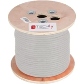 TECHLY F/UTP Hank Cable Cat.5E Varinis 305 m, vientisas pilkas kaina