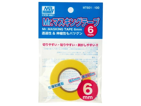 Mr.Hobby maskavimo juosta 6 mm MT-601 dažymui