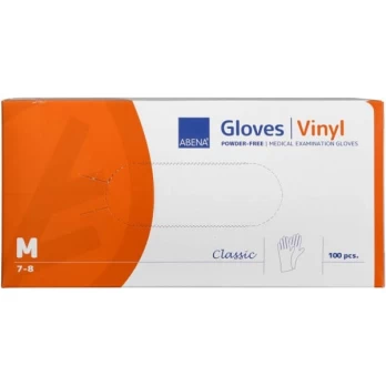 Vinilinės pirštinės M, be pudros, 100vnt