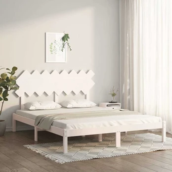 Lova Lovos rėmas, baltos spalvos, 160x200cm, medienos masyvas