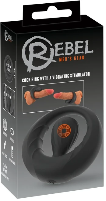 Cock Ring With A Vibrating Stimulator
