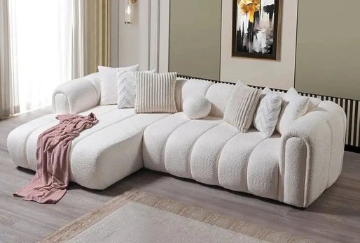 Sofa N-Line Left, balta