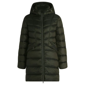 Lengvas paltas moterims, Žalia, Quilted Jacket