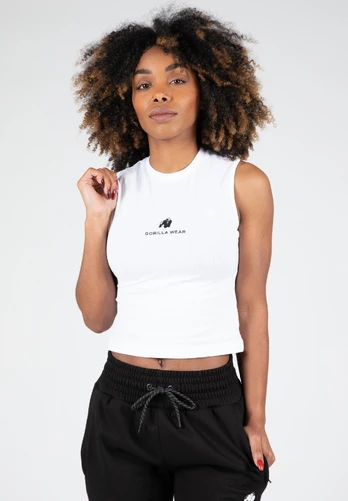Gorilla Wear Livonia Crop Top - White