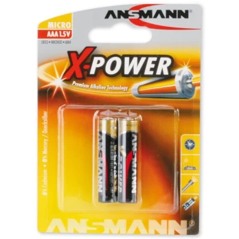 Elementai ANSMANN LR3(AAA), 2 vnt. / X-Power, alkaline