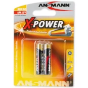 Elementai ANSMANN LR3(AAA), 2 vnt. / X-Power, alkaline kaina