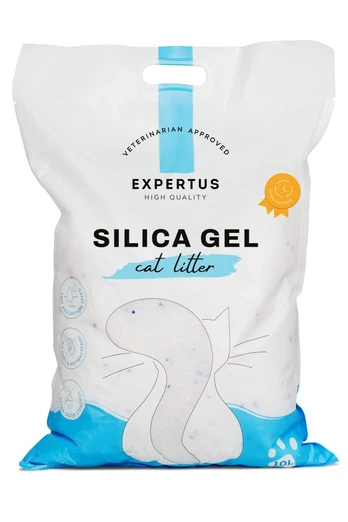 Silikoninis kraikas katėms Expertus 10 L x 3 vnt ( Dėžė )