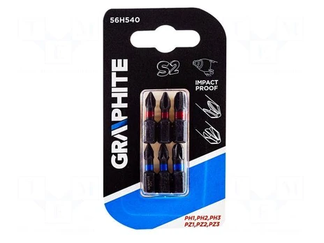 Kit: screwdriver bits | Phillips,Pozidriv® | 25mm | impact | blister