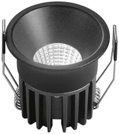 8W LED įleidžiamas šviestuvas QUARK, juodas, CCT