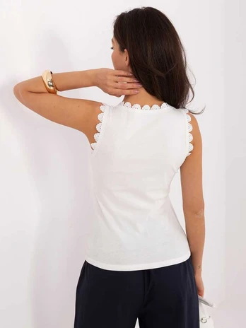Italy Moda Top-IR-TP-X009.02P-ecru