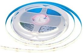 Taśma LED balta ciepły COB rolka 5m 12V kaina