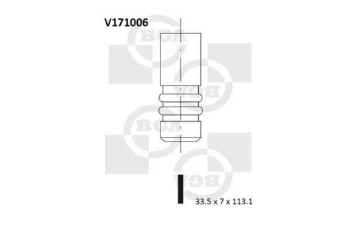 Įvado vožtuvas BGA V171006