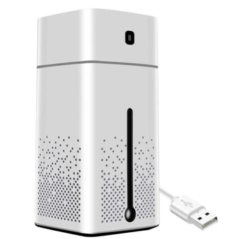 Ultragarsinis drėkintuvas, perlo baltumo, USB