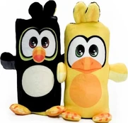 Dublusie mascot - double-sided toucan/duck kaina