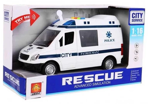 Policijos automobilis - inercinis 1:16