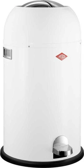 Šiukšliadėžė Wesco Šiukšliadėžė balta 33l Kickmaster Wesco