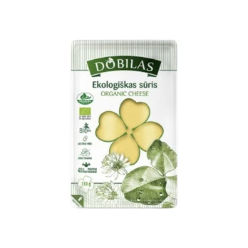Ekologiškas puskietis sūris DOBILAS, pjaustytas
