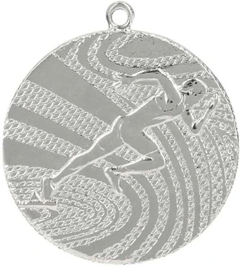 Tryumf Medal sidabrinė - biegi - medal plieno
