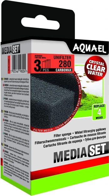 Aquael anglies kempinių filtras, 3 vnt.