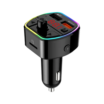 Peiying FM automobilinis siųstuvas su bluetooth funkcija
