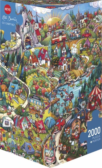 Heye Dėlionė 2000 vnt. - Eikime stovyklauti