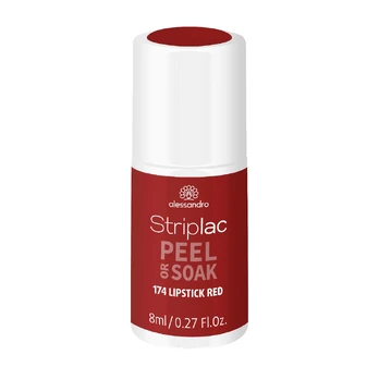 Alessandro STRIPLAC PEEL OR SOAK nagų lakas LIPSTIC RED 8 ml