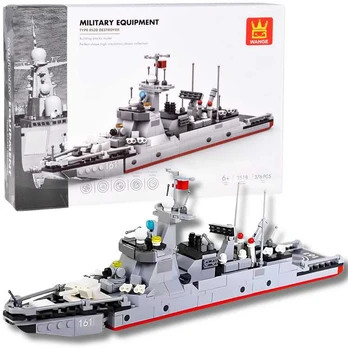 Jokomisiada Technical Building Blocks Wange Type 052D Destroyer Warship 376 pcs ZA5673