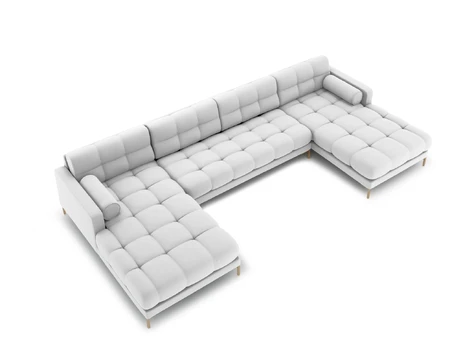 Panoramic Sofa, "Bali", 7 Seats, 383x185x75 Made in Europe