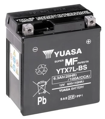 YUASA YTX7L-BS Starterio akumuliatorius