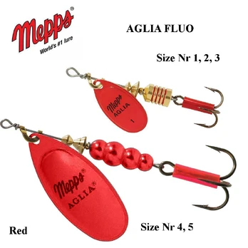 Blizgė Mepps Aglia Fluo Red 5 g