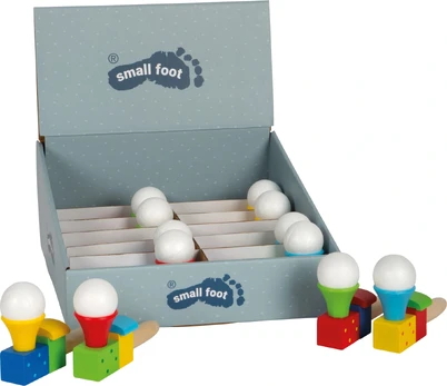 Small Foot pūtimo traukinukai su kamuoliukais, 12 vnt.