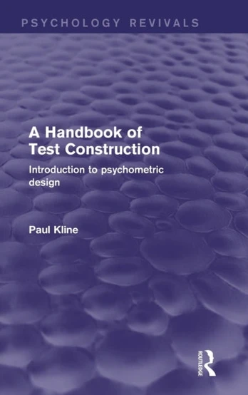 Handbook of Test Construction (Psychology Revivals)